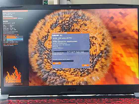 Игровой ноутбук MSI с огромным 17,3 экраном 144Гц/ intel i5-11400H /16Gb DDR4/SSD диск 736Gb/GTX1650 Донецк