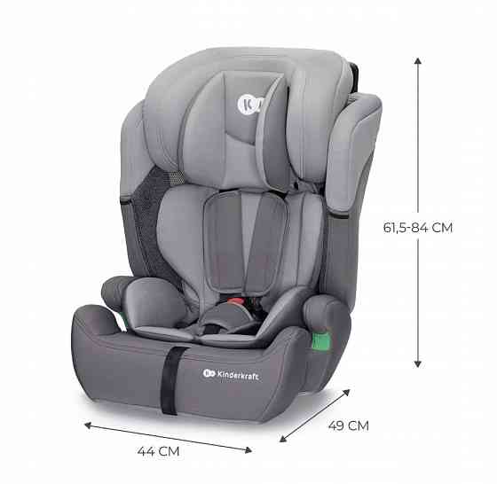 Автокрісло дитяче 76-150 см Kinderkraft Comfort Up i-Size Black Чорне Херсон