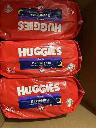 Ночные трусики Huggies Overnights 4(26шт), 5(24шт), 6(22шт) штанишки Хаггис Херсон
