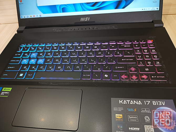 MSİ Katana 17 B13VEK/17.3-144гц/Intel Core i5-13420H/16 Гб DDR5/SSD M2 NWMe-512 Гб/RTX 4050/102 499 Донецк - изображение 3