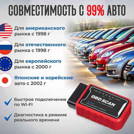 Автосканер ELM327 v1.5 WiFi Донецк