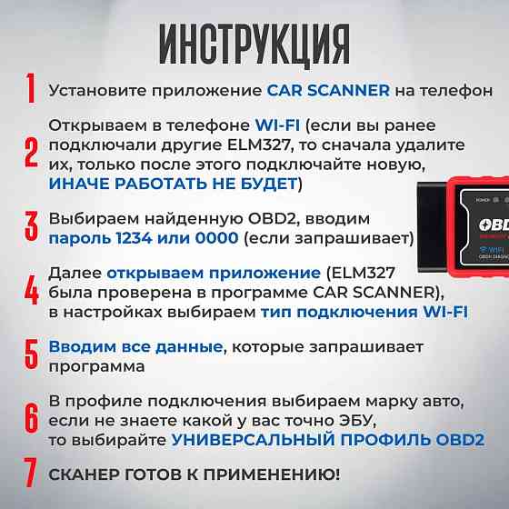 Автосканер ELM327 v1.5 WiFi Донецк