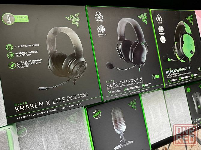 Периферия от Razer. Наушники, мышки, микрофоны. Макеевка - изображение 1
