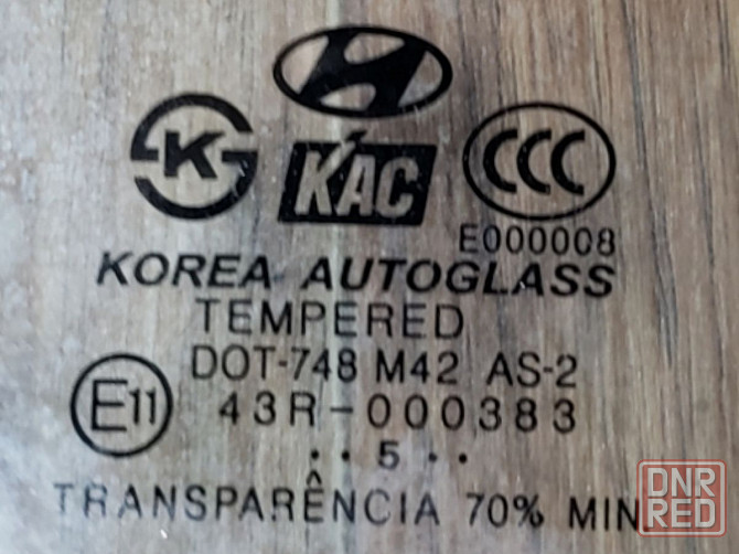 Стекло двери заднее правое Hyundai Sonata NF 2004-2009 разборка Херсон - изображение 2