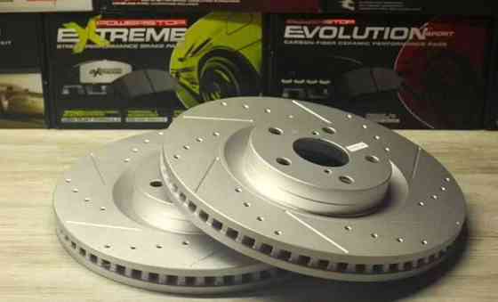 Тормозные диски Powerstop и колодки Powerstop для Audi A4, A5, A6, A7. Херсон