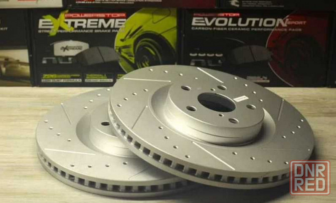Тормозные диски Powerstop и колодки Powerstop для Audi A4, A5, A6, A7. Херсон - изображение 1