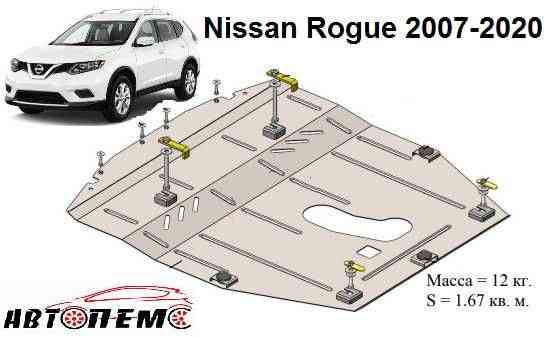 Захист двигуна Nissan Rogue Nissan Sentra Nissan Teana Nissan Sunny Херсон