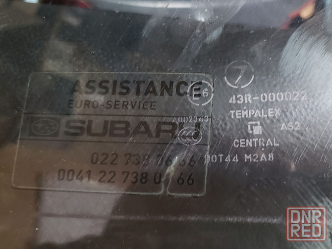 Стекло передней левой двери Subaru Legacy BP 2003-2009 разборка Херсон - изображение 3