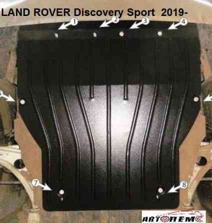 Захист двигуна Land Rover Defender Discovery Evoque Freelander Velar Херсон