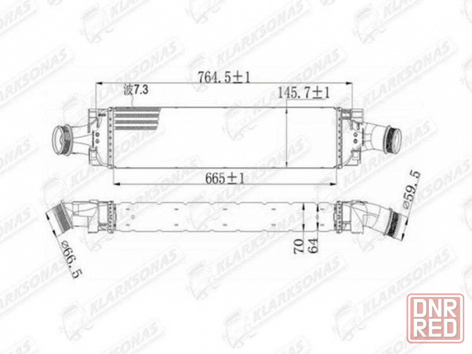 Интеркулер AUDI A4 (B9), 05.2019 - 8W0145805 Херсон - изображение 1