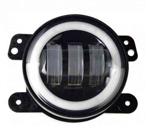 Противотуманные фары LED универсальная 4 дюйма+дхо глазки 100мм Cree Херсон