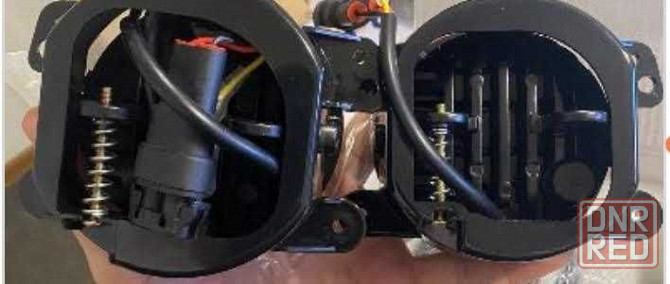 Противотуманные фары LED универсальная 4 дюйма+дхо глазки 100мм Cree Херсон - изображение 3