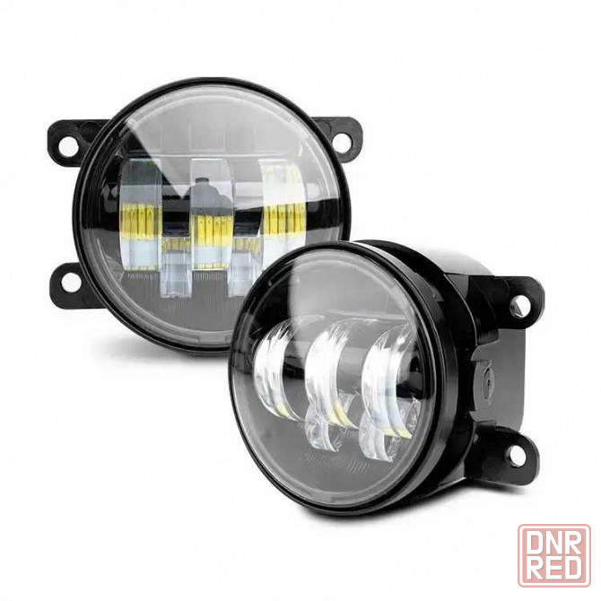 Противотуманные фары LED универсальная 3,5 дюйма 90мм туманка 50W ватт Херсон - изображение 1