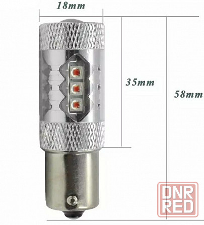 Желтые повороты в красном фонаре BMW Hyundai Acura VW Лампы Ру21 Led Запорожье - изображение 3