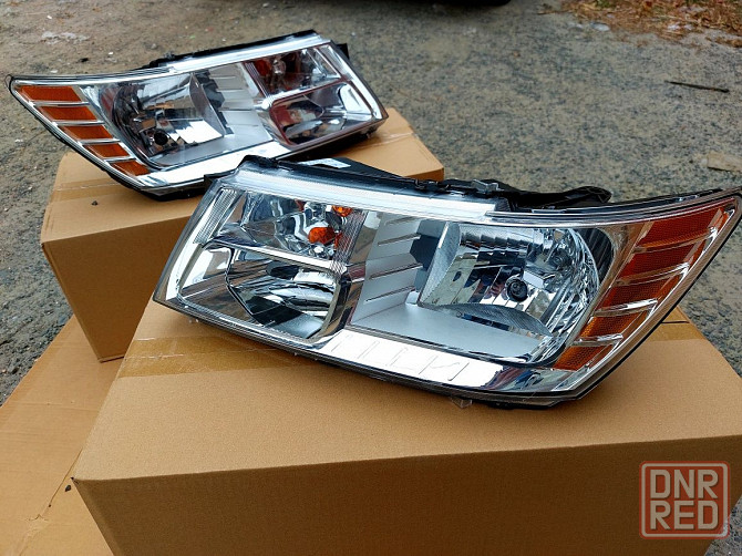 Фары +ФИШКИ Передние Светлые Америка Dodge Journey 2011-2020 Темные Запорожье - изображение 1