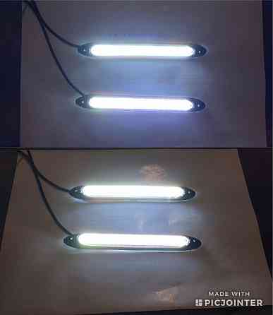 LED Дневные ходовые огни с поворотом 12v DRL ДХО Гибкие Запорожье