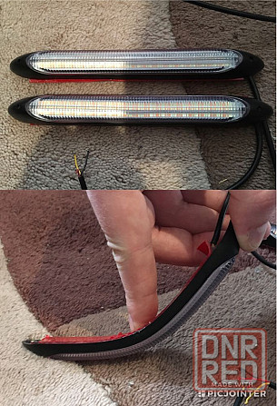 LED Дневные ходовые огни с поворотом 12v DRL ДХО Гибкие Запорожье - изображение 3