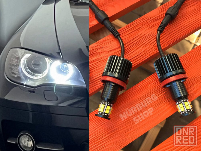 LED маркера BMW в фары ангельские глазки Е60 Е63 Е70 Е87 Е90 Е92 F01 Запорожье - изображение 1