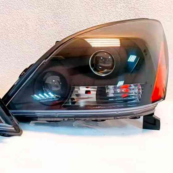 АКЦИЯ! Lexus GX470 (2002-2008) Передние фары (черные - LED) Запорожье