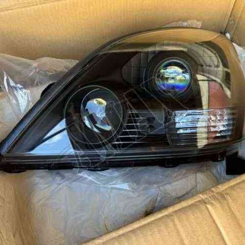 АКЦИЯ! Lexus GX470 (2002-2008) Передние фары (черные - LED) Запорожье