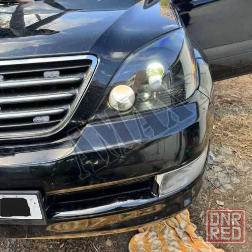АКЦИЯ! Lexus GX470 (2002-2008) Передние фары (черные - LED) Запорожье - изображение 3