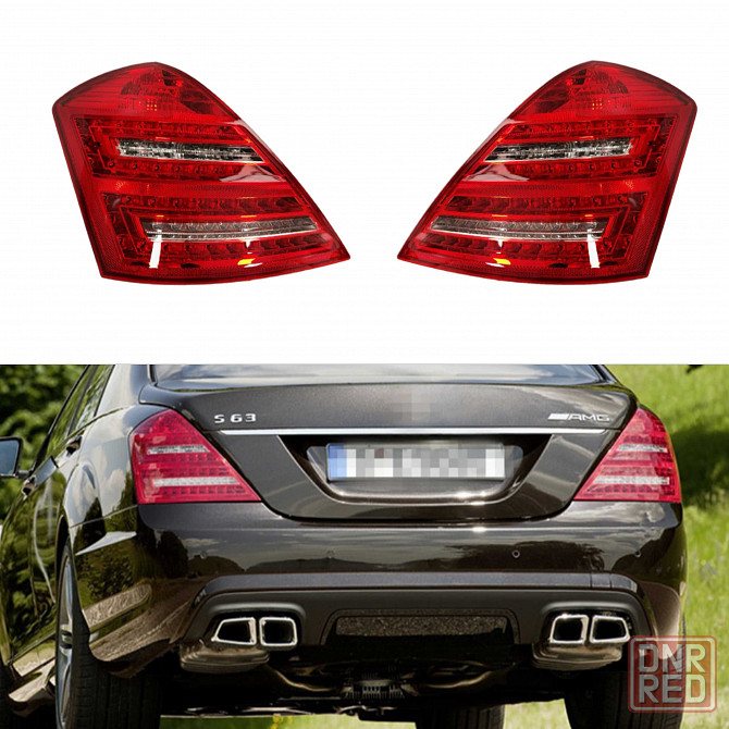 Фонари W221 мерседес стопи на Mercedes S-Class W221 2005-2013  рестайл Запорожье - изображение 3