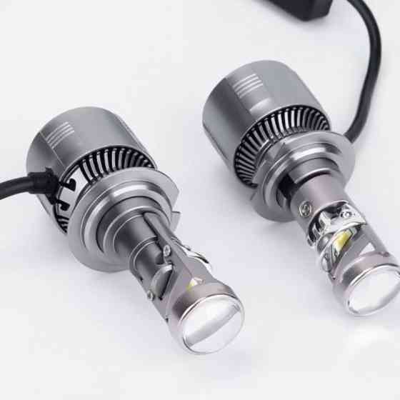 Светодиодные LED линзы лампа Mini Lens H7 СТГ Мини линза Запорожье