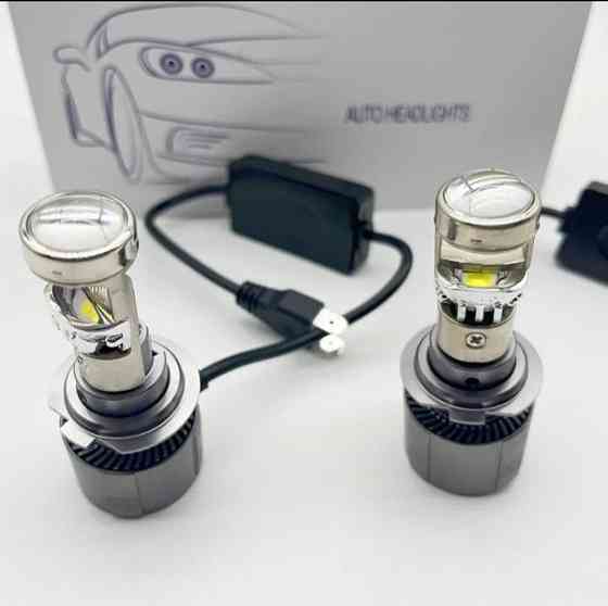 Светодиодные LED линзы лампа Mini Lens H7 СТГ Мини линза Запорожье