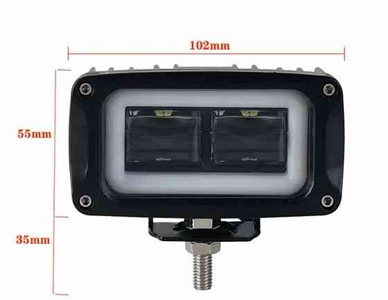 Светодиодная дополнительная противотуманная фара Led ближний свет 30w. Запорожье