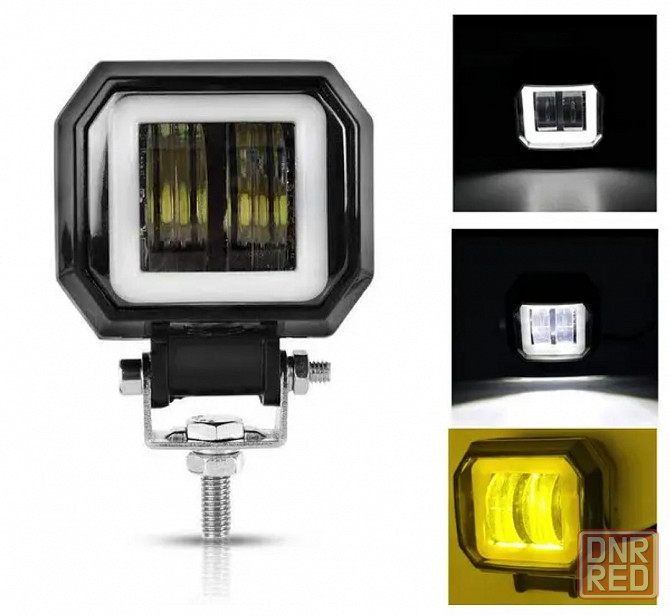 Светодиодная дополнительная противотуманная фара Led ближний свет 30w. Запорожье - изображение 3