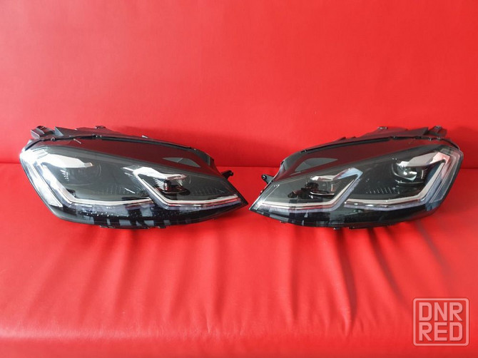 Передние фары Volkswagen Golf 7 Апгрейд в LCI Full Led гольф Запорожье - изображение 1