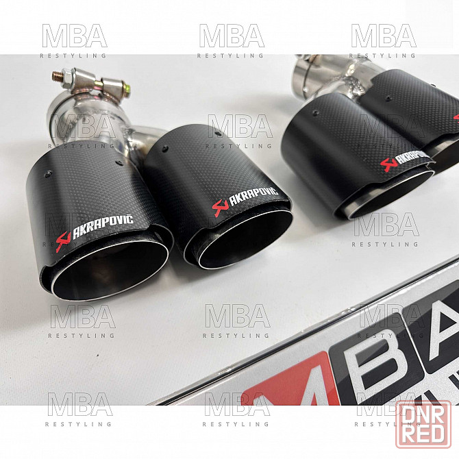 Выхлоп на BMW G30 M Akrapovic карбон скошенный Запорожье - изображение 1