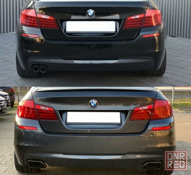 Насадки на выхлопные трубы бмв bmw BMW f10 f11 ф10 ф11 стиль BMW 550i Запорожье - изображение 3