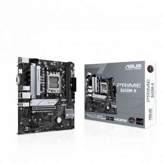 Новая материнская плата ASUS PRIME B650M K АМ5 ДДР5. Лучшая цена 11.800 Донецк