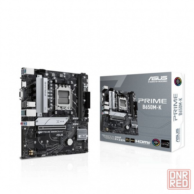 Новая материнская плата ASUS PRIME B650M K АМ5 ДДР5. Лучшая цена 11.800 Донецк - изображение 2