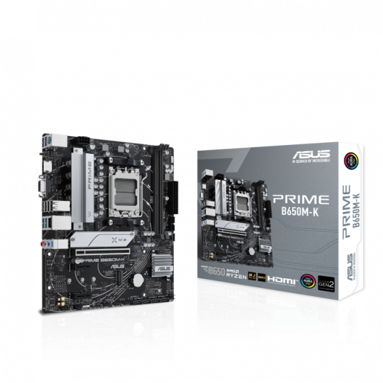 Надежная материнская плата ASUS PRIME B650M K АМ5 ДДР5. Лучшая цена 11.850 Донецк