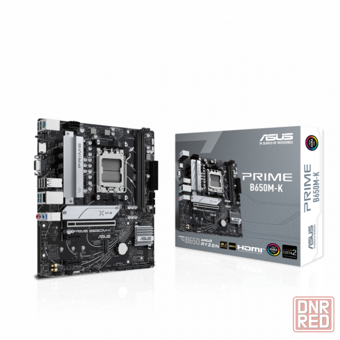 Надежная материнская плата ASUS PRIME B650M K АМ5 ДДР5. Лучшая цена 11.850 Донецк - изображение 1