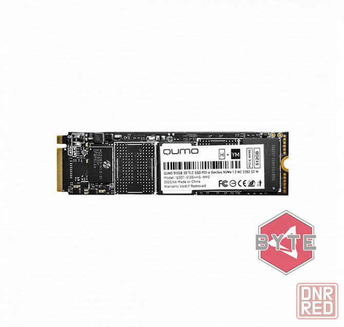 Твердотельный накопитель ssd m.2 nvme qumo novation (q3dt-512ghhs-nm2) 512гб | Гарантия Макеевка - изображение 1