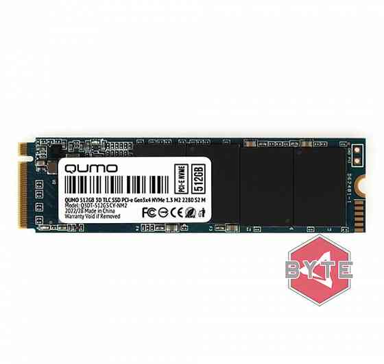 Твердотельный накопитель ssd m.2 nvme qumo novation (q3dt-512gscy-nm2) 512гб | Гарантия Макеевка