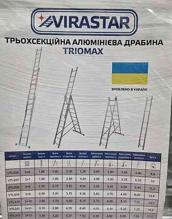 Краузе Трехсекционная лестница KRAUSE Corda 3х9 сх.Virastar Запорожье