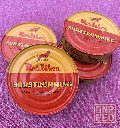 Делікатес Сюрстрёмминг Surstromming Roda Ulven  400g риба Запорожье - изображение 8