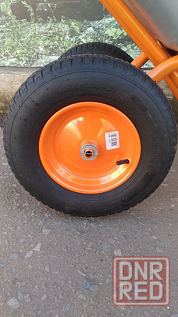 Тележка строительная двухколесная 100л/320кг, 15"(4.8/4.0-8.0") пневмо, FLOR Запорожье - изображение 8
