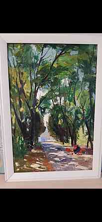 Картина,маслом. 83/48.Абстракция. Херсон