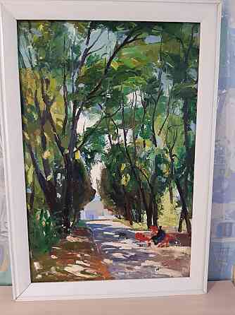 Картина,маслом. 83/48.Абстракция. Херсон