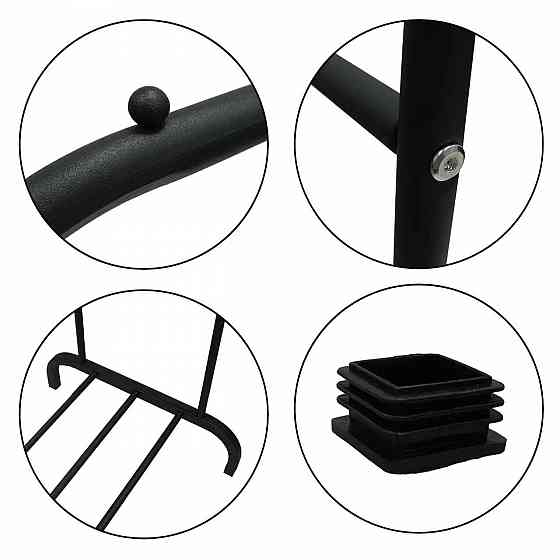 Двойная стойка вешалка Double floor Hanger для одежды,145х110 см Херсон