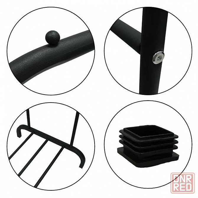 Двойная стойка вешалка Double floor Hanger для одежды,145х110 см Херсон - изображение 4