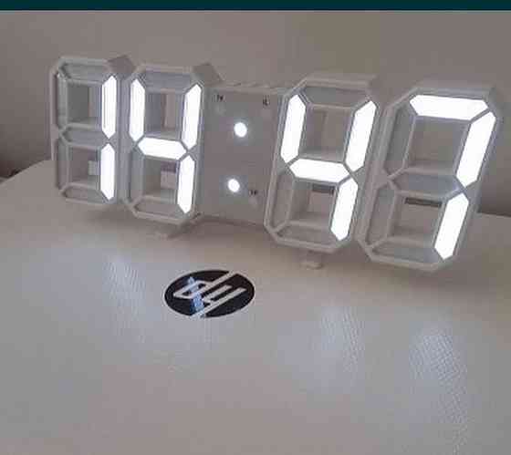 Настенные настольные led часы 1089 часи 3d  настінний годинник Херсон