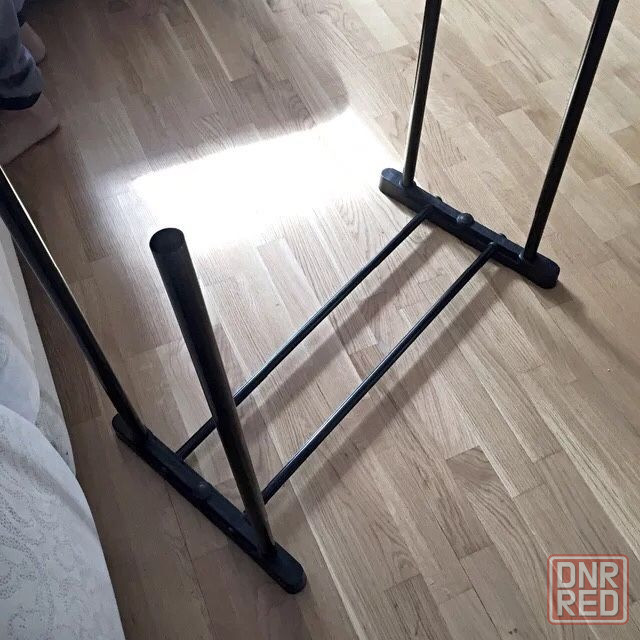 Двойная телескопическая стойка-вешалка для одежды Double Pole Clothes Херсон - изображение 8