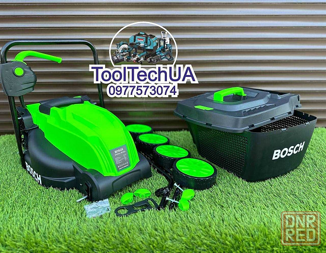 Эффективная электрическая газонокосилка BOSCH 2000W Газонокосилки 35L Херсон - изображение 1