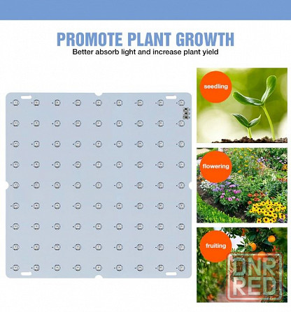 Фито лампа для растений,цветов ,вазонов 40w 169led grow Херсон - изображение 3
